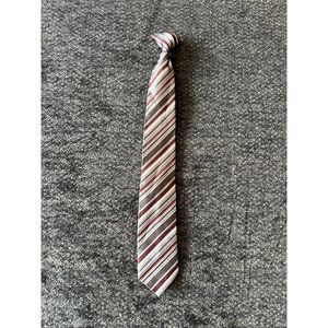 Child’s size George Striped Clip-on Tie